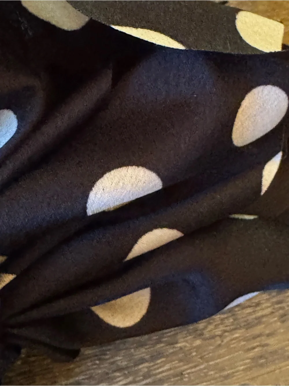 Black and White Polka Dot Hair Bow Clip